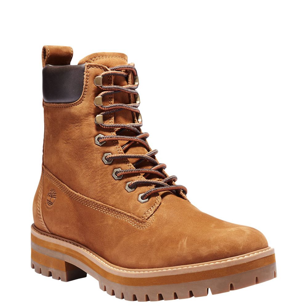 Timberland Μποτες Χιονιού Ανδρικα Καφε - Courma Guy Waterproof - Greece 1932485-GR